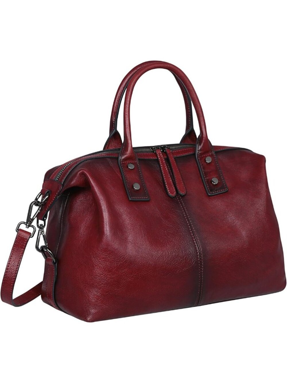Stylish Leather Satchel Bag for Women - Versatile Handbag, Shoulder & Hobo Tote